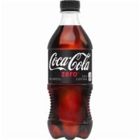 Coke Zero · 20 oz. bottle.