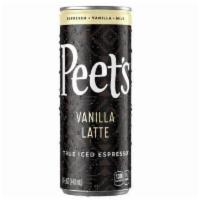 Peets Iced Espresso Vanilla 8oz · Vanilla Latte Iced Espresso brings a coffee-forward taste inspired by our coffeebars' best s...