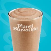 Chocolate Elvis Smoothie · Cocoa, peanut butter, bananas, frozen yogurt, nonfat milk and energy blast.