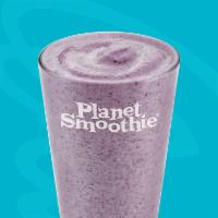 Power Protein Smoothie · Blueberries, bananas, peanut butter, frozen yogurt, nonfat milk, whey protein.