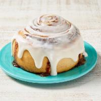 Classic Roll · Warm dough, legendary Makara® Cinnamon, topped with rich cream cheese frosting.