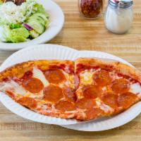 1. 2 Slices, Side Salad and Small Drink Special · 