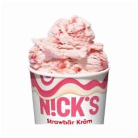 Nick's Vegan Strawbar Kram Ice Cream (1 Pint) · 