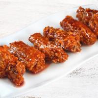 6pc Hell's Gate Chicken Wings · Fried Chicken Wings with Yang Nyeom (sweet & spicy) Sauce -Korean Style

 Spicy Level 7, You...
