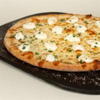 NY Style Hand Stretched Thin Crust White Pizza (12