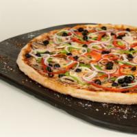 NY Style Hand Stretched Thin Crust Veggie Pizza (12