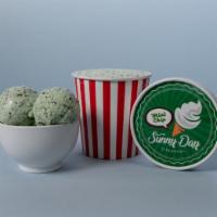 Sunny Day  Mint Chocolate Chip Ice Cream (Pint) · Creamy and speckled with chocolate chips balanced with a vibrant mint flavor.