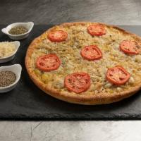 Vegan White Pizza · Sarpino's traditional pan pizza is baked to perfection with Daiya Mozzarella cheese and the ...