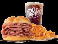 Roast Beef Double Meal · 2 times the amount of signature roast beef than the roast beef classic.
