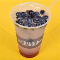 Red, White and Blueberries · Pomegranate lemonade with organic blueberries.