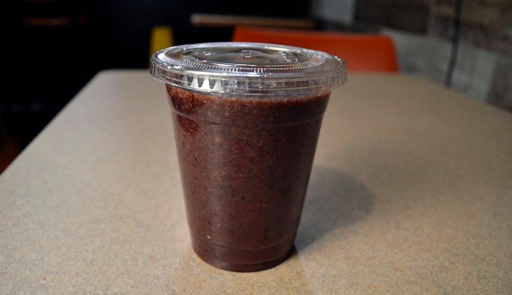 Spun Punk Smoothie · Raspberries, blueberries,strawberries, spinach and apple juice. 