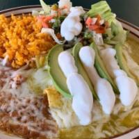 Enchiladas · Chicken or cheese.