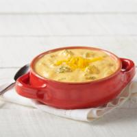 Hot Open Acres Broccoli Cheddar Soup · A hearty combination of broccoli florets in a rich creamy cheddar cheese soup. 