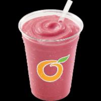 Strawberry Banana Premium Fruit Smoothie · Real strawberry and banana blended with low-fat yogurt and sweetener.