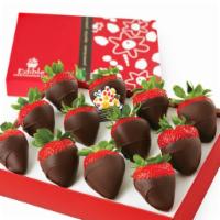 12 Count Chocolate Dipped Strawberry Box · To make legendary chocolate dipped strawberries, we start with perfectly ripe strawberries, ...