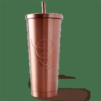 Holiday Tumbler - Rose Gold · limited edition 28oz stainless steel metallic tumbler in rose gold, includes matching straw,...
