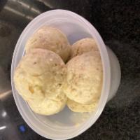 Just Matzah Balls (Pt) · 1 pint of pillowy delicious hand-rolled matzah balls swim in a bit of broth to stay hydrated...