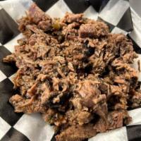 Chopped Brisket Meal · Slow smoked chopped brisket served with a fresh tortilla and choice of signature BBQ sauce. ...