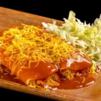 Cheese Enchilada · Cheese, lettuce and enchilada sauce.