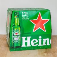 Heineken, 12 Pack 12 oz. Bottle Beer · Must be 21 to purchase. 5.0% alcohol by volume.  
