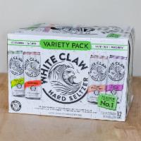 White Claw Variety Pack, 12 Pack 12 oz. Can Hard Seltzer · Must be 21 to purchase. 5.0% alcohol by volume.  