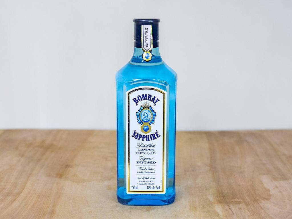 Bombay Sapphire, 750 ml. Gin · Must be 21 to purchase. 47.0% alcohol by volume.  