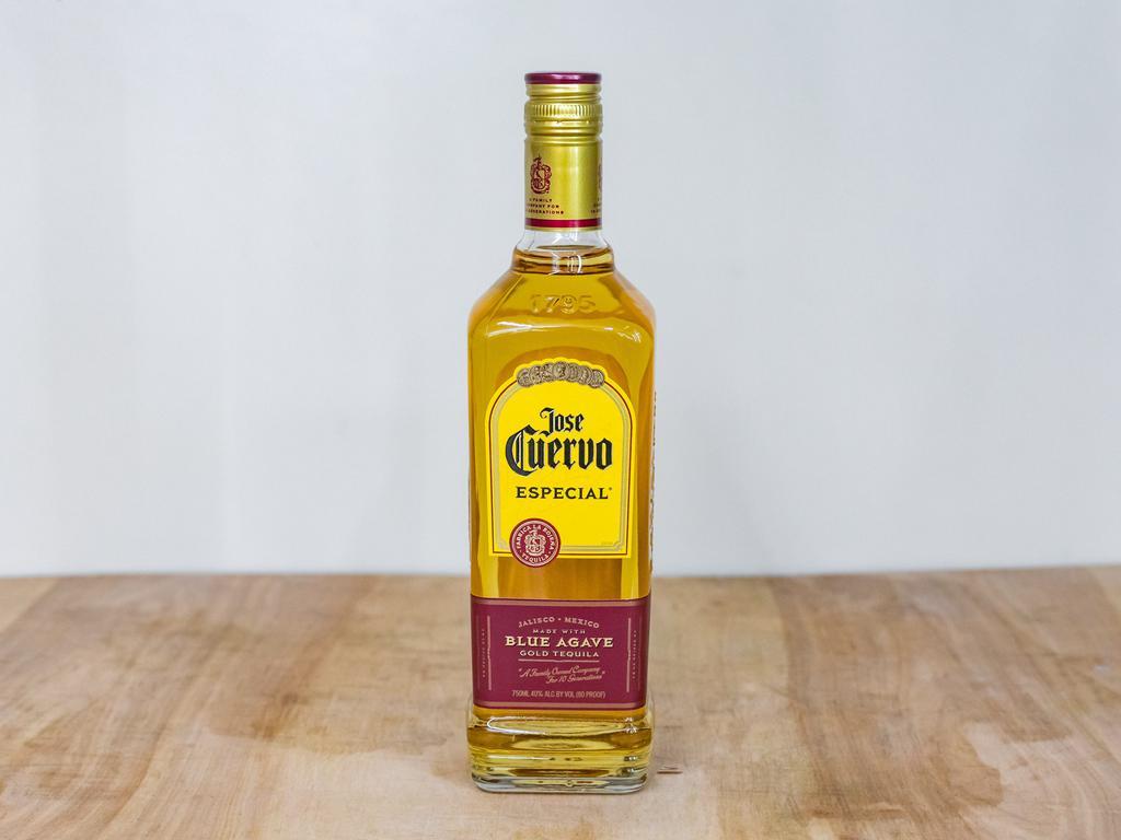 Jose Cuervo Gold, 750 ml. Tequila · Must be 21 to purchase. 40.0% alcohol by volume.  