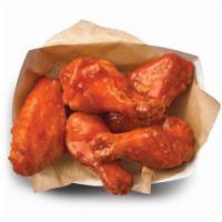 Chicken Wings - Buffalo (5 piece) · Large, juicy wings double glazed with a classic buffalo sauce for the perfect amount of flav...