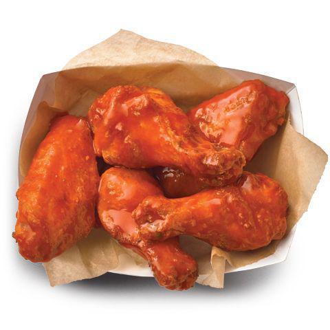 Chicken Wings - Buffalo (5 piece) · Large, juicy wings double glazed with a classic buffalo sauce for the perfect amount of flavor. Don't forget to add on one of our delicious dipping sauces!