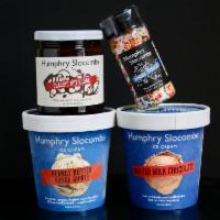 Hot Fudge Sundae Kit · DIY sundae kit!  Your choice of two pints, one jar of bittersweet hot fudge, and one jar of ...