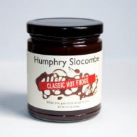 Hot Fudge Jar · 9 oz jar of classic hot fudge.  Pour over scoops, a brownie sundae or by the spoonful!