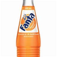 Fanta · 12oz glass bottle of Fanta orange soda