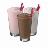 Create Your Own Shake · Choose ice cream or yogurt flavor and 1 mix-in.