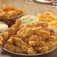 24 Tender Strips® Meal · Twenty four Tender Strips® with three large sides and six Honey-Butter Biscuits.