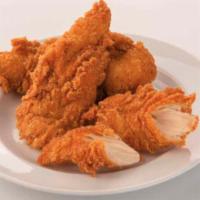 3 Pieces Chicken Tenders with 1 Sauce · Hand breaded chicken tenders with your choice of sauce.
Sauces available:  Ranch, Honey Must...