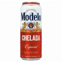 Modelo Chelada Can · Must be 21 to purchase. 24 oz.