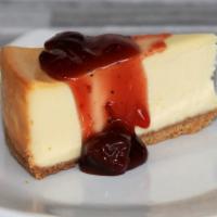 NY Cheesecake · Add chocolate or strawberry for an additional charge.
