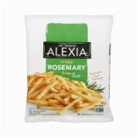 Crispy Rosemary Fries by Alexia SKU: 492918 · 16 oz. These crispy russet potatoes are cut with the skins on and seasoned with a generous h...