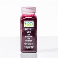 Heartbeet, Cold Pressed Shot (Recovery) · beet, pomegranate, lime, black pepper

Nutrition as nature intended
100% Non-GMO
Kosher Cert...
