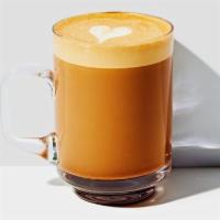 Mocha · Our creamy and flavorful espresso balanced with steamed milk our house-made chocolate and a ...