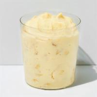 Banana Pudding · Our decadent treat is made with vanilla pudding, organic bananas, sweetened condensed milk, ...