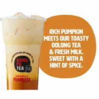 Pumpkin Oolong Milk Tea · 