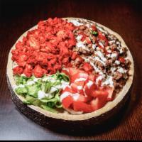 Chicken N Gyro Over Rice Bowl · Take your taste buds to a journey of ancient Greece with juicy beef gyro and grilled chicken...