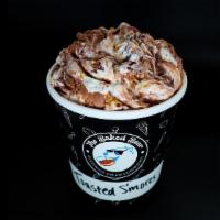 Toasted S'mores Pint · Toasted marshmallow and chocolate ice cream swirled with Graham cracker and sea salt fudge.