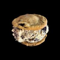 Chocolate Chip Cookies with Cookie Dough Ice Cream · With chocolate chip cookie dough ice cream. No substitutions.