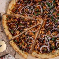 NY Style Hand Stretched Thin Crust BBQ Chicken Pizza (12