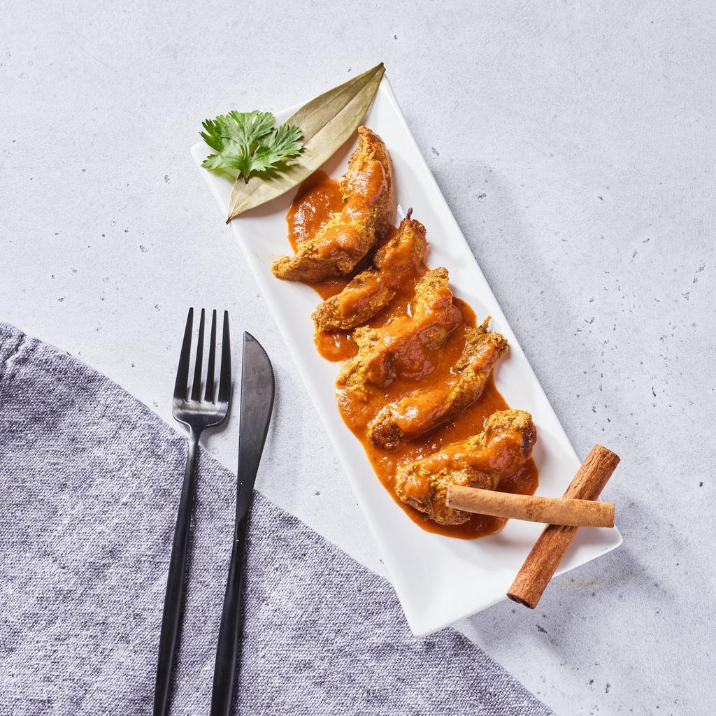 Chicken Tikka Masala · A world famous curry loved for its richly spiced tomato flavor, steeped with freshly roasted spices. Contains dairy and nightshades. We cannot make substitutions.