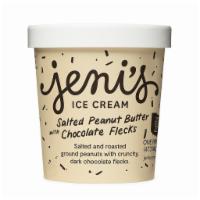 Jeni's Salted Peanut Butter with Chocolate Flecks (GF) · By Jeni's. Salted and roasted ground peanuts with grass-grazed milk and crunchy, dark chocol...
