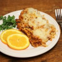 Baked Spaghettl CASSEROLE · We combined our favorite spaghetti and lasagna recipes to create this unique but highly reco...