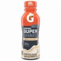 Gatorade Super Shake Vanilla 11.6oz · Help rebuild your muscles with 30g high quality protein, and with vitamins, antioxidants & e...